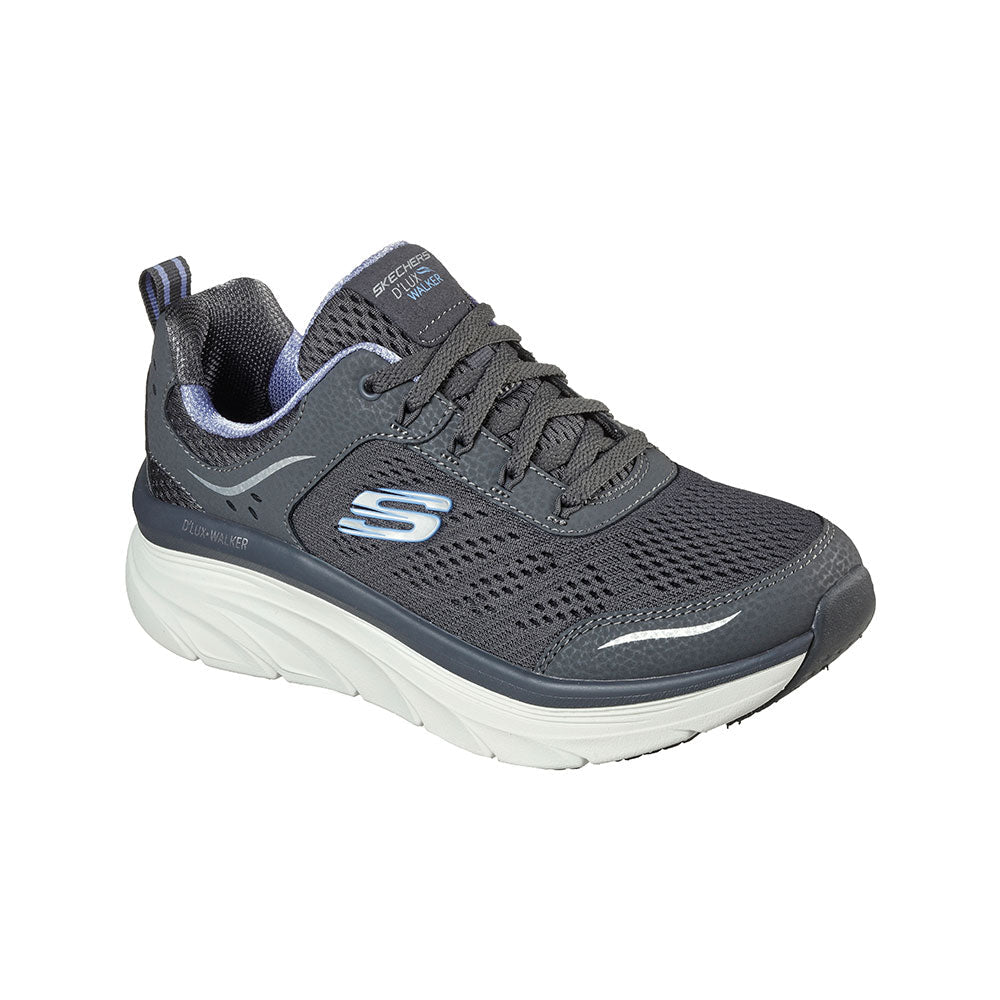 Tenis Mujer Skechers Dlux Walker - Gris