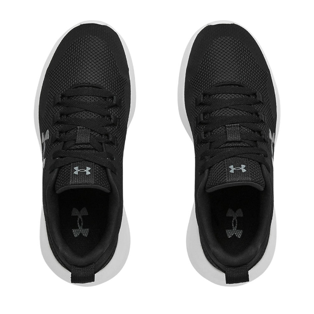 Tenis Under Armour para Mujer Essential Negro-Blanco