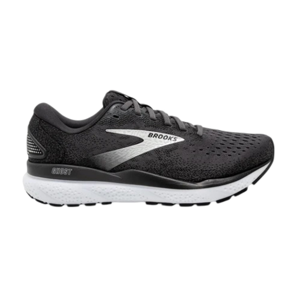 Tenis Brooks para Hombre Ghost 16 Wide Negro-Blanco