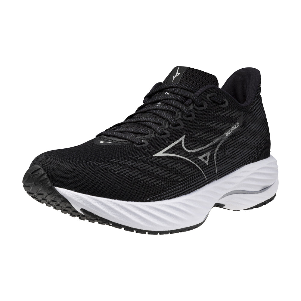 Tenis Mizuno Mujeres Wave Rider 28 Black-Harbor Mist