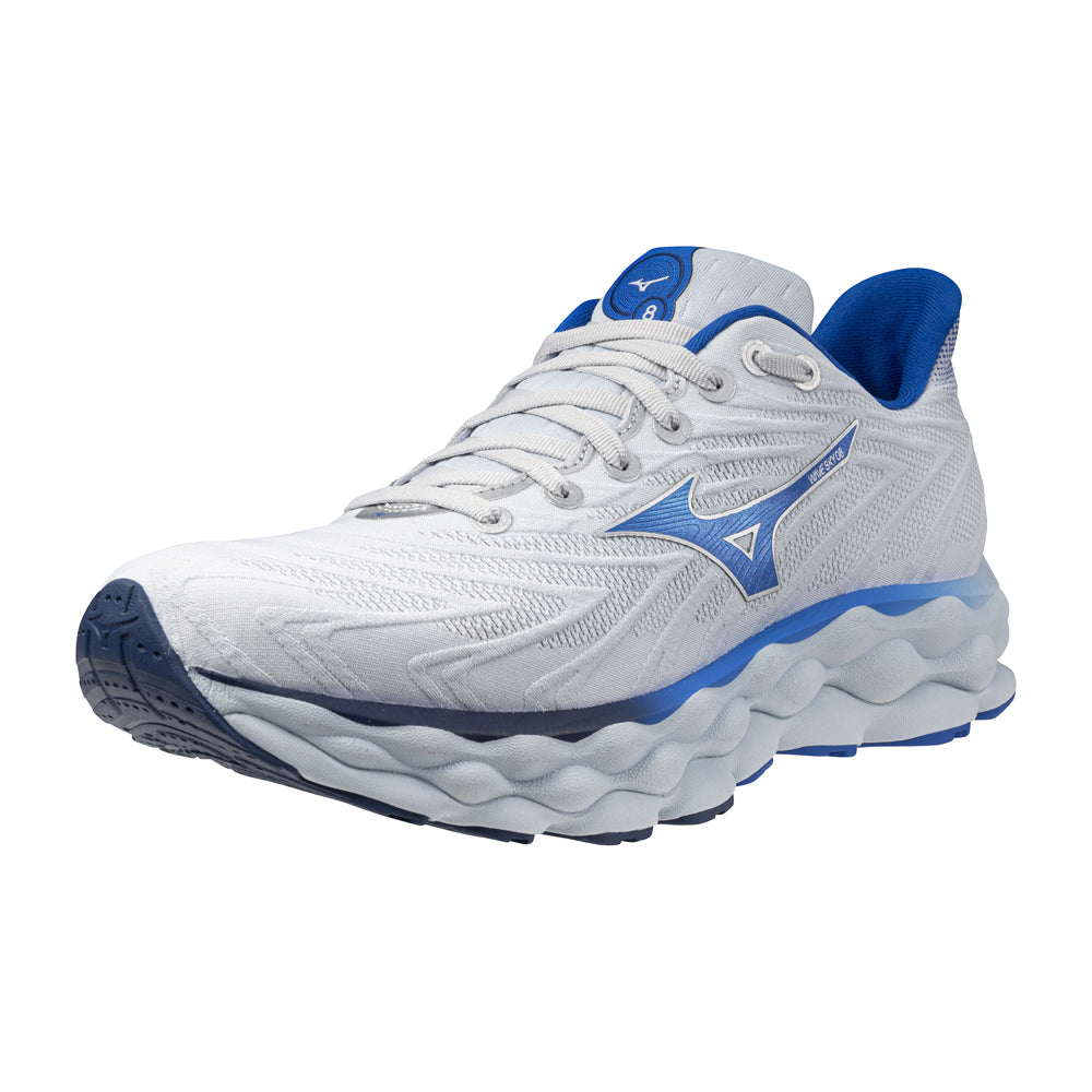Tenis Mizuno Hombre Wave Sky 8  Plein Air-Laser Blue