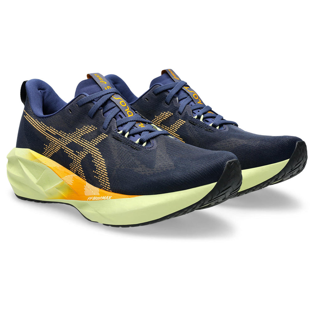 Tenis Asics para Hombre Novablast 5 Azul-Amarillo