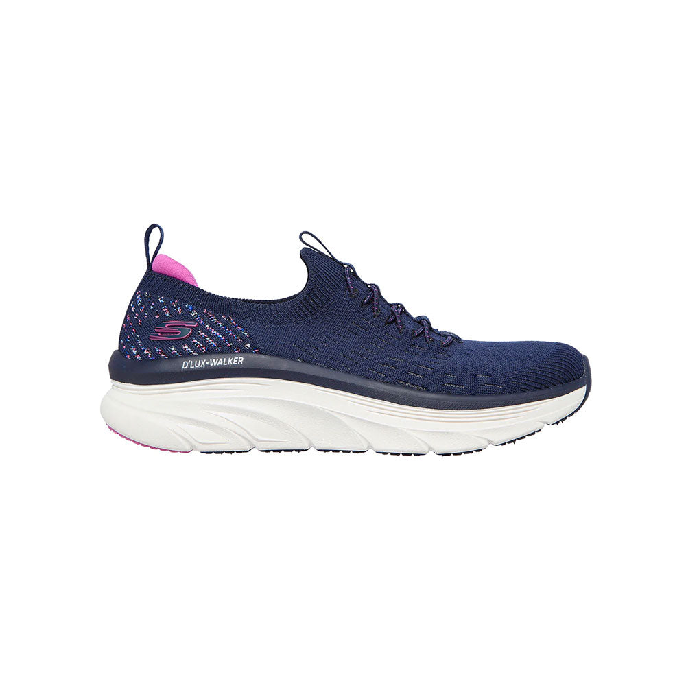 Tenis Mujer Skechers D'Lux Walker - Star Stunner - Azul-Blanco