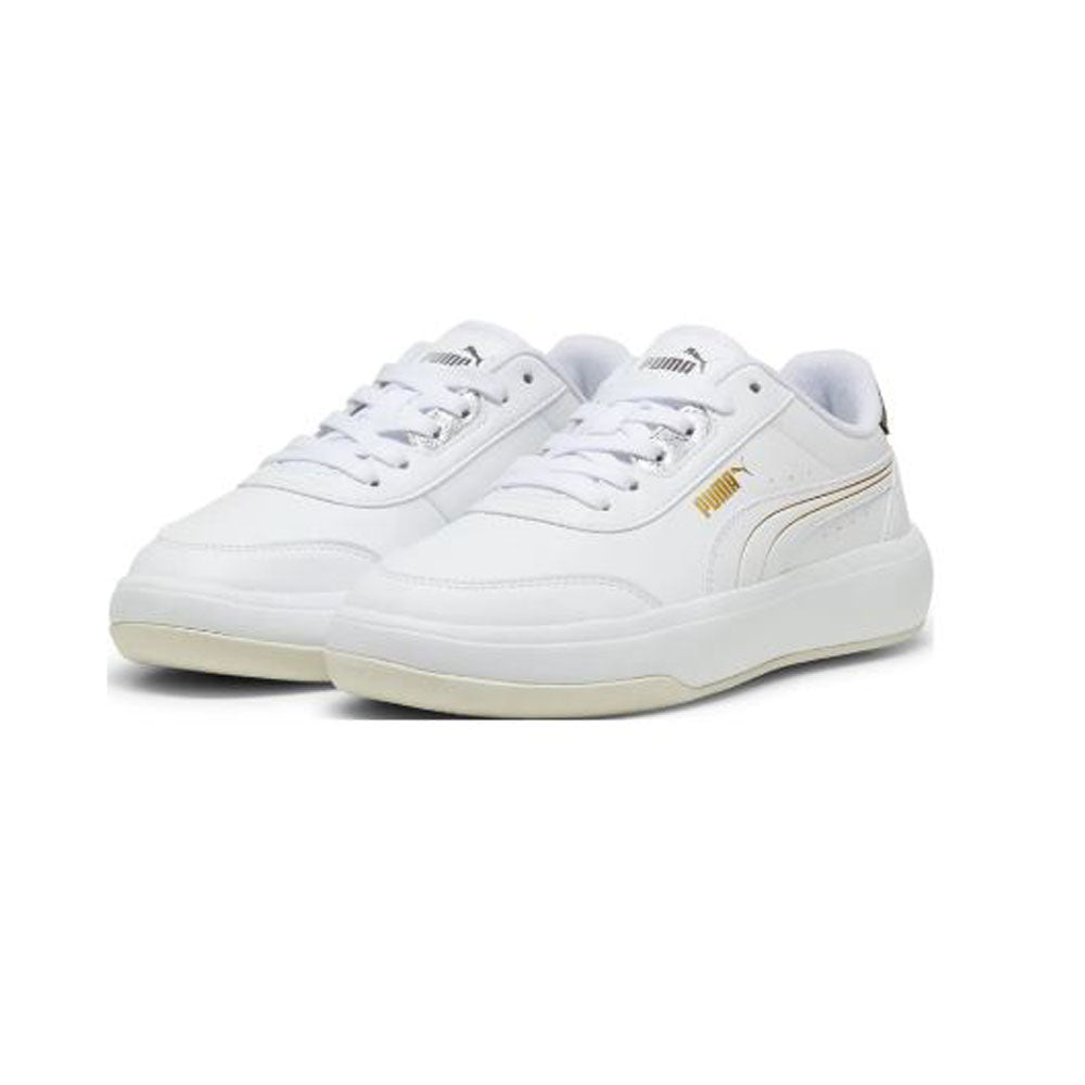 Tenis Puma para Mujer Tori Metallic Shine Blanco-Dorado-Plateado