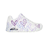 Tenis Mujer Skechers Uno Spread The Love - Blanco