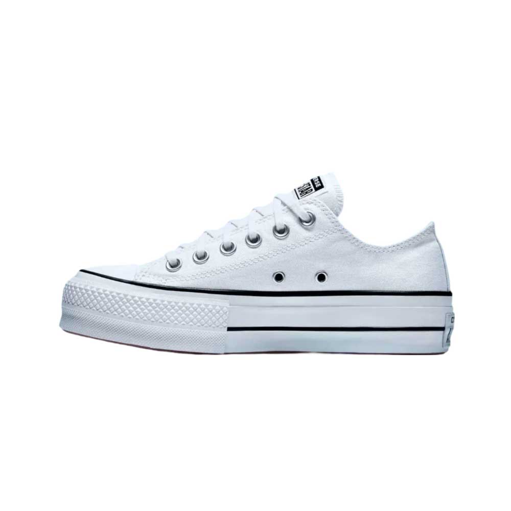 Tenis Converse para Mujer Plataforma Lift Choclo de Lona Blanco