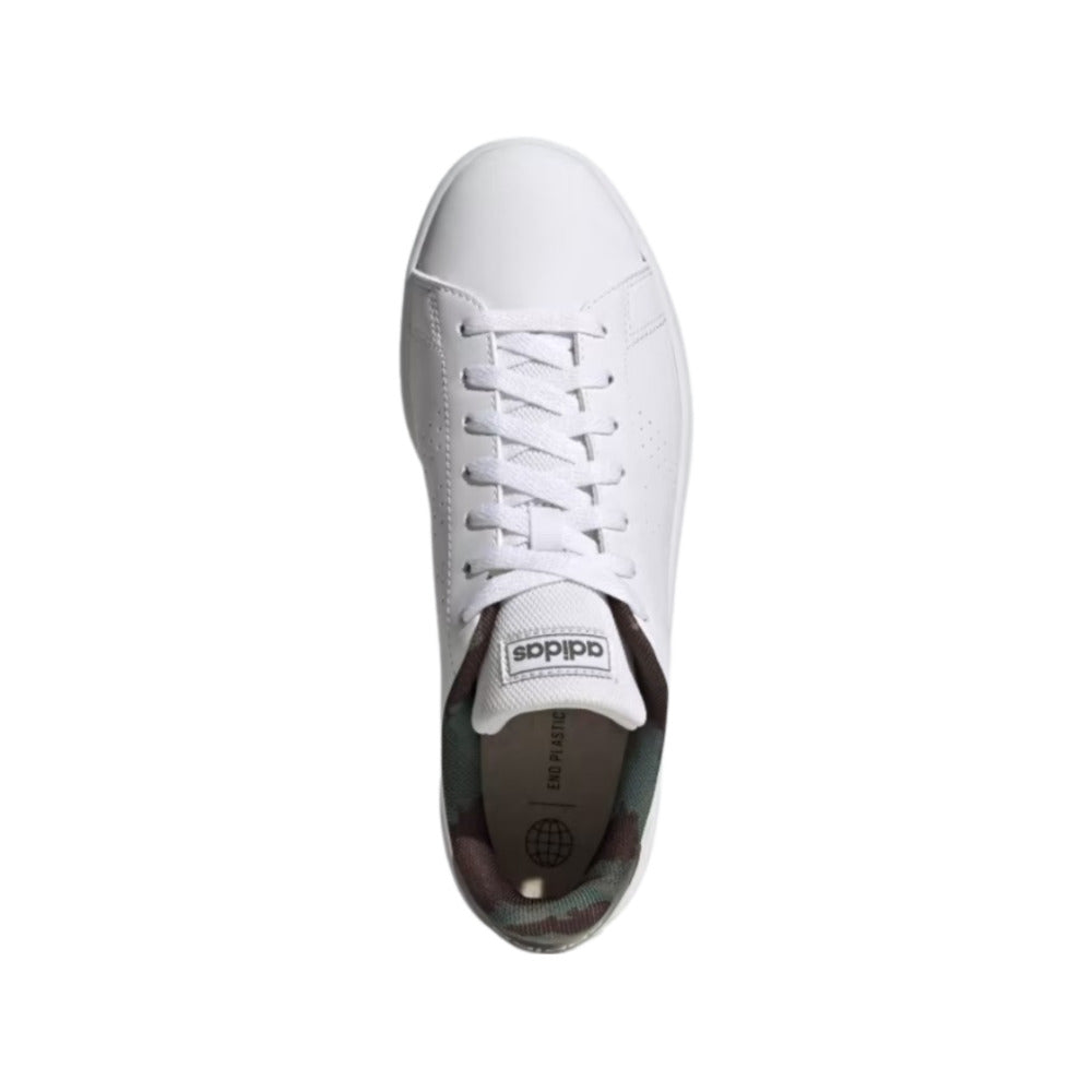 Tenis Adidas Unisex Advantage Base Gw9283 Blanco Camu