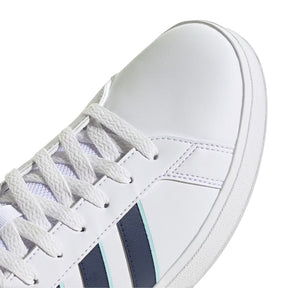 Tenis Adidas Unisex Grand Court Base 2.0 ID1183 Blanco Azul