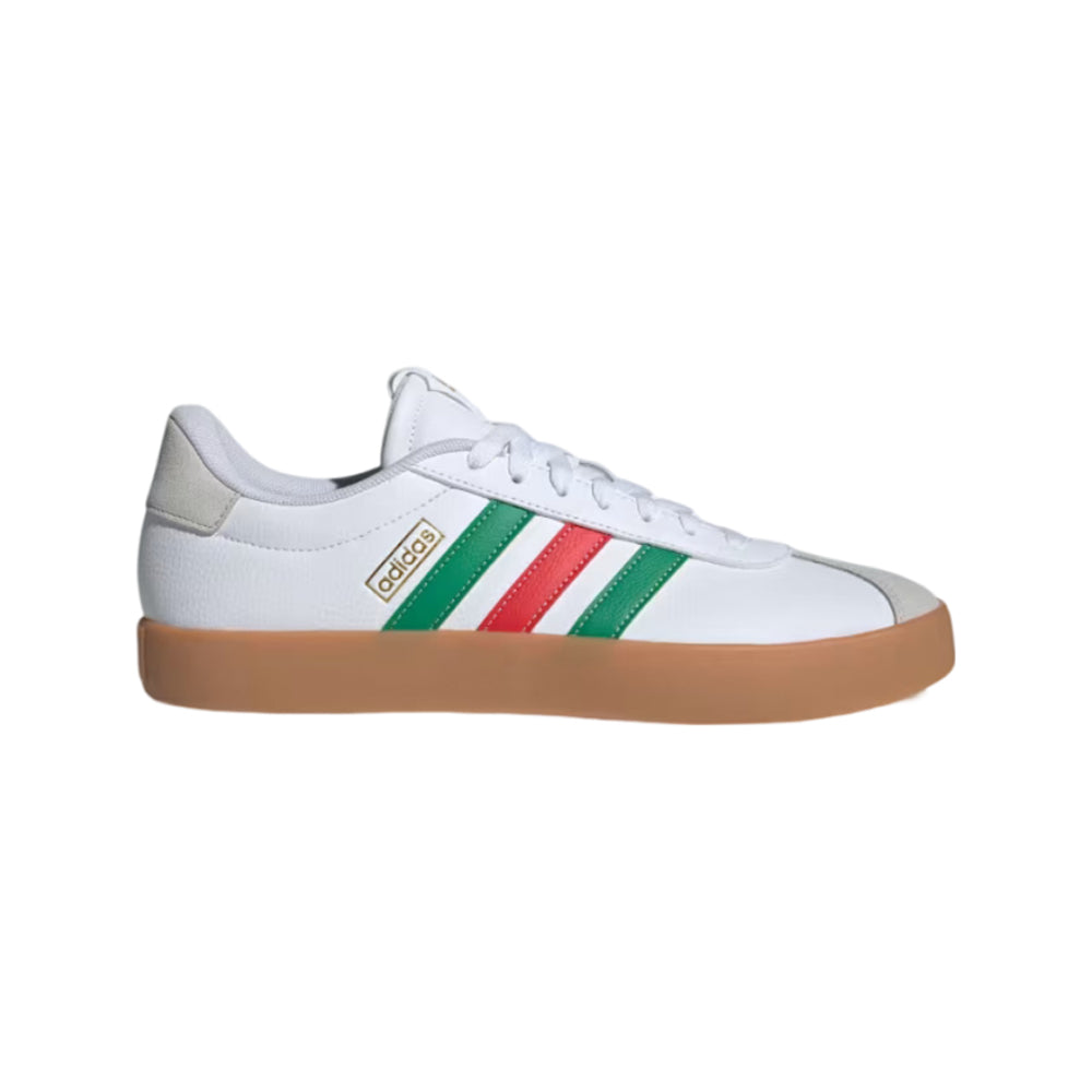 Tenis Adidas Hombre Vl Court 3.0 IF4466 Blanco Rojo Verde