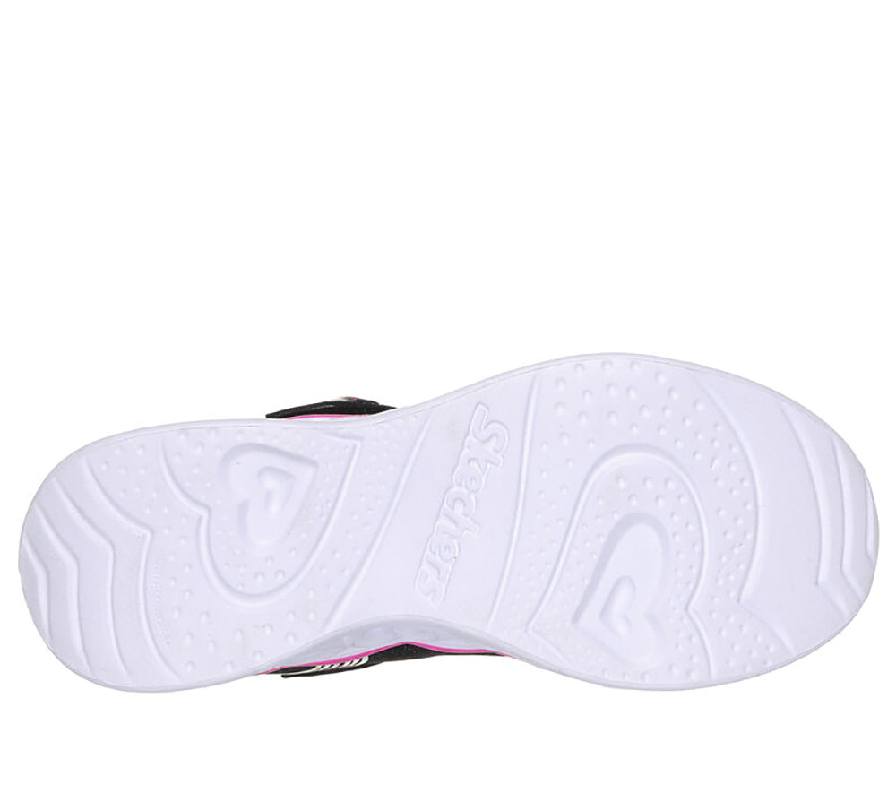 Tenis Niña Skechers Heart Lights - Negro