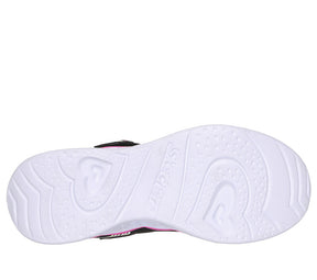 Tenis Niña Skechers Heart Lights - Negro