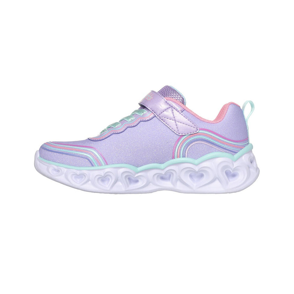 Tenis Niña Skechers Heart Lights - Morado
