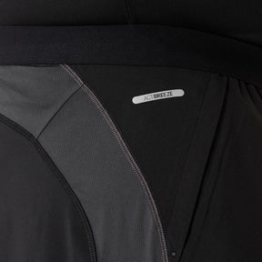 Short 2 en 1 Asisc para Hombre Road 2 in 1 5in Short Negro