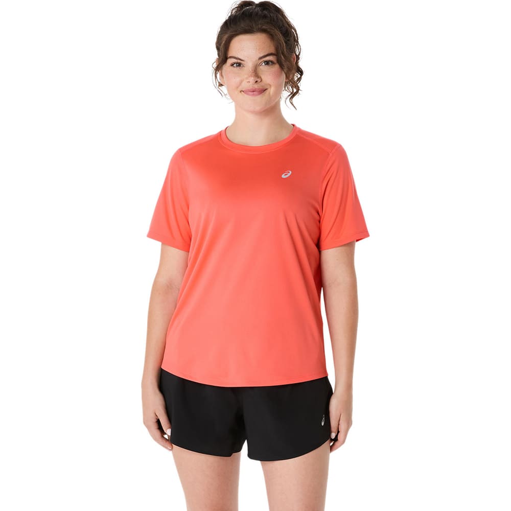 Playera Manga Corta Asics para Mujer Silver SS Top Naranja