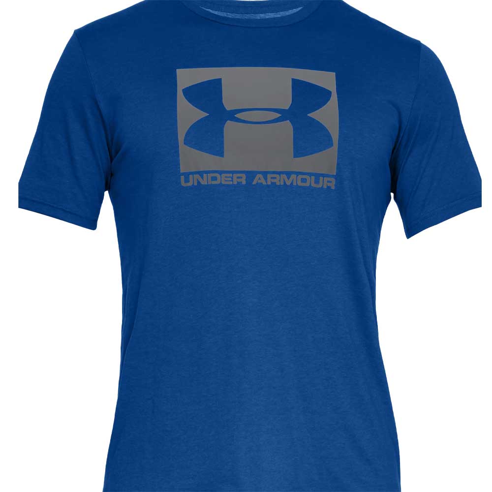 Playera Manga Corta Under Armour para Hombre UA Boxed Sportstyle SS Azul
