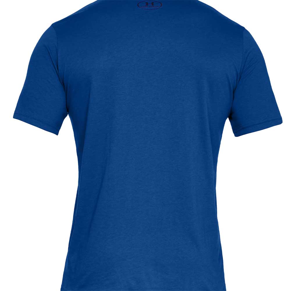 Playera Manga Corta Under Armour para Hombre UA Boxed Sportstyle SS Azul