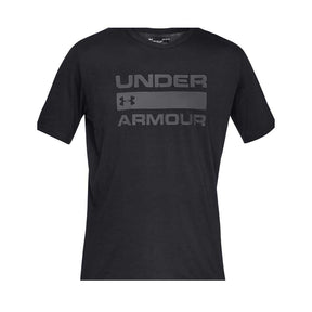 Playera Manga Corta Under Armour para Hombre Team Issue Wordmark SS Negro
