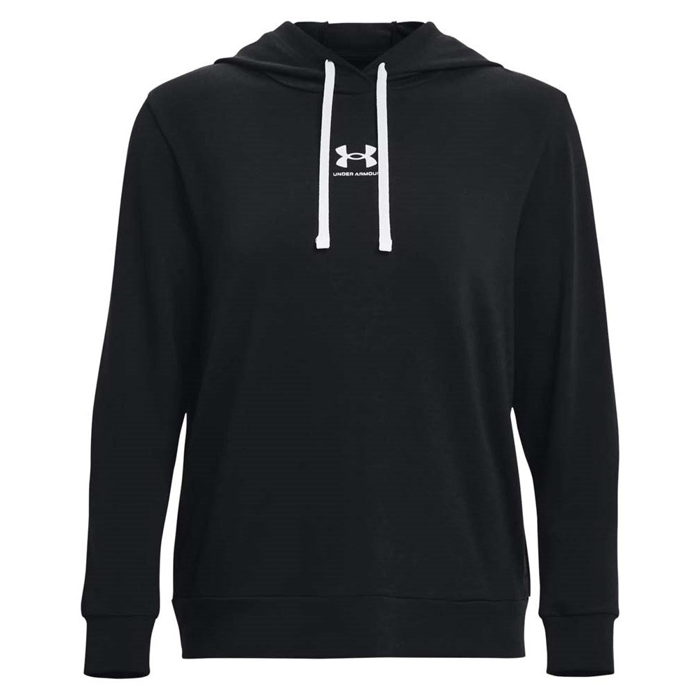 Sudadera con Gorro Under Armour para Mujer Rival Terry Hoodie Negro
