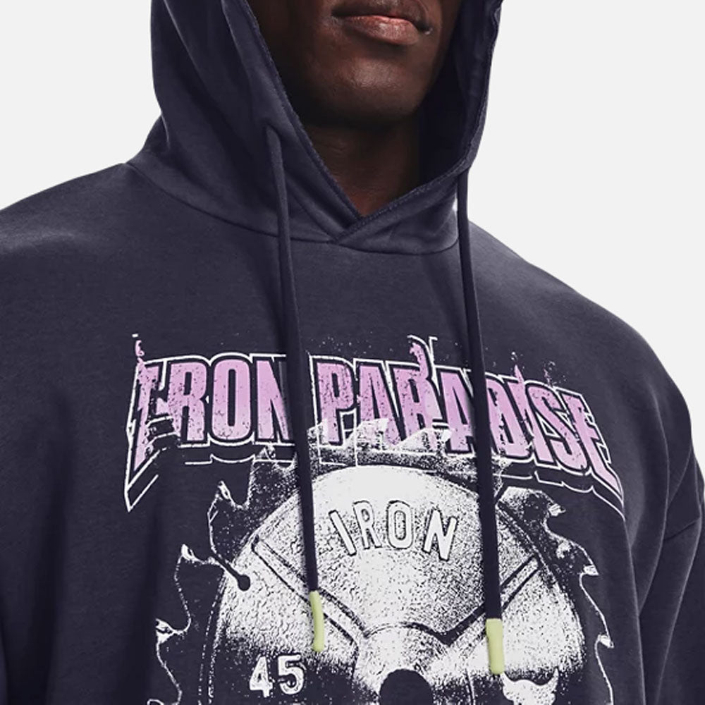 Sudadera con gorro Under Armour para hombre Project Rock Dsrpl Fleece Hoodie