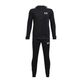 Conjunto Under Armour para Niño Knit Hooded Track Suit Negro