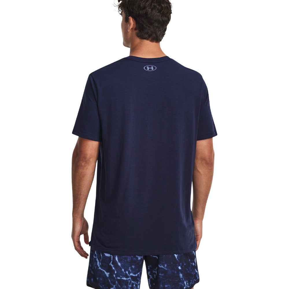 Playera Manga Corta Under Armour para Hombre Project Rock ST SS Azul