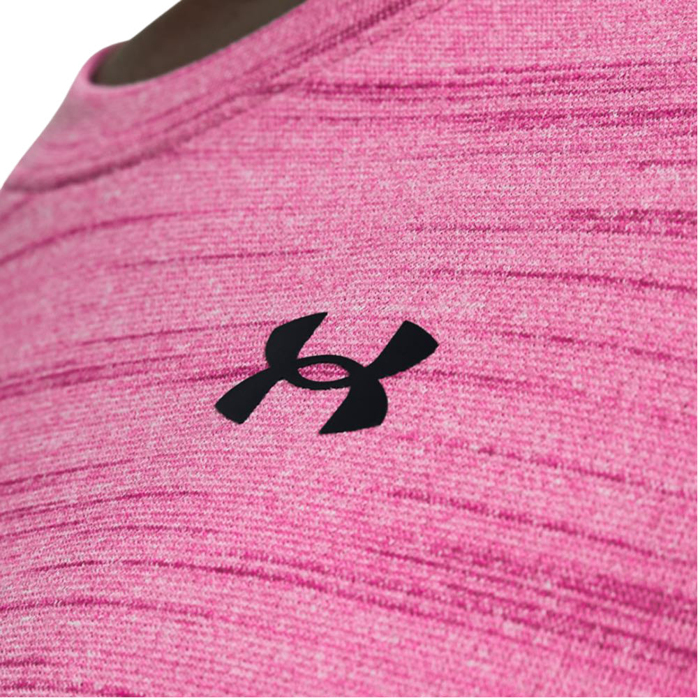 Playera Manga Corta Under Armour para Mujer Tech Tiger SSC Rosa