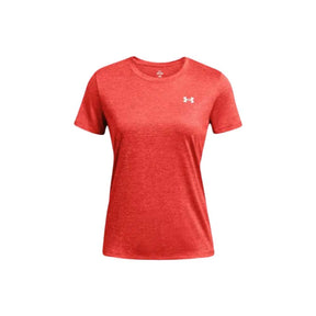 Playera Manga Corta Under Armour para Mujer Tech SSC Twist Rojo