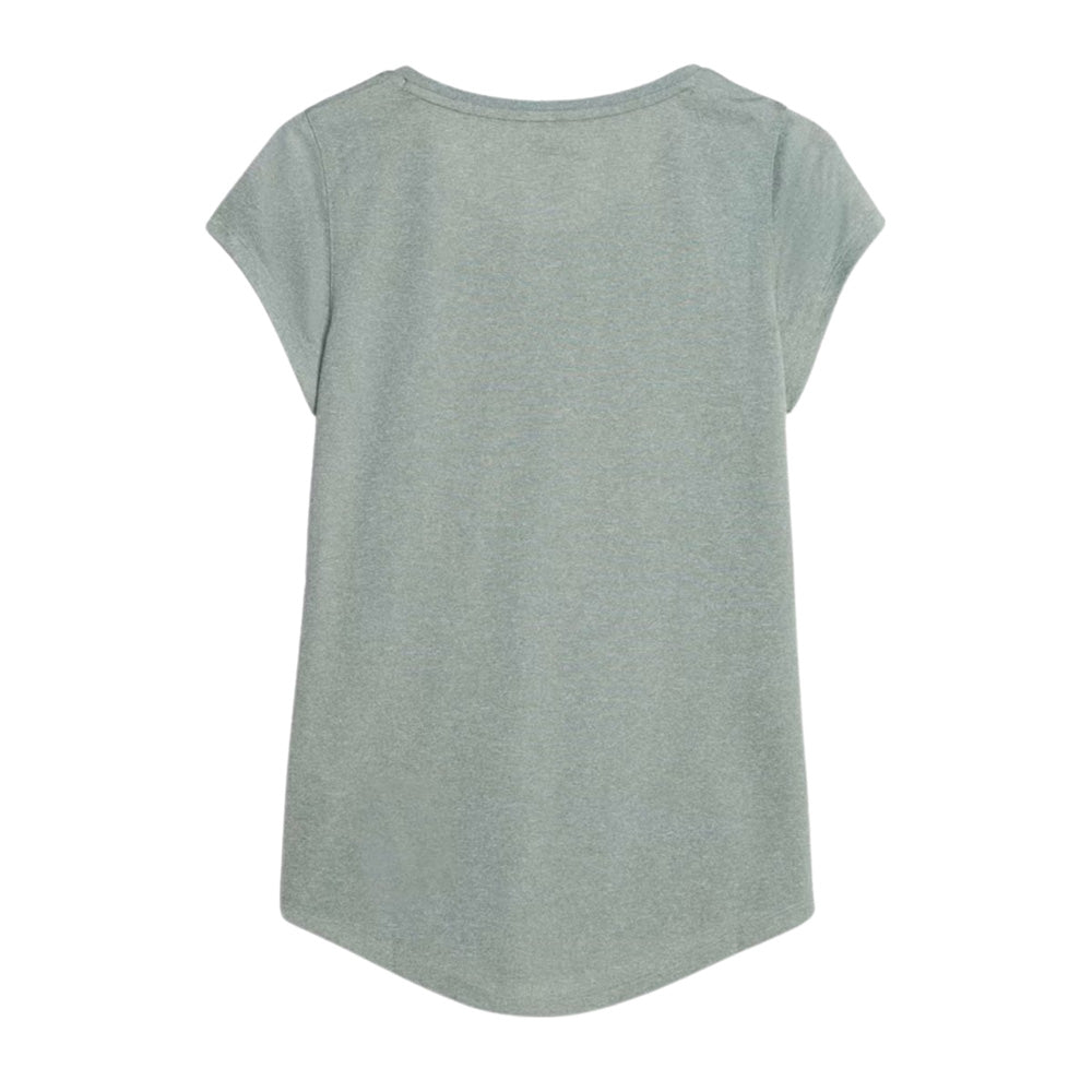 Playera Manga Corta Puma para Mujer Performance Heather Cat Tee Azul