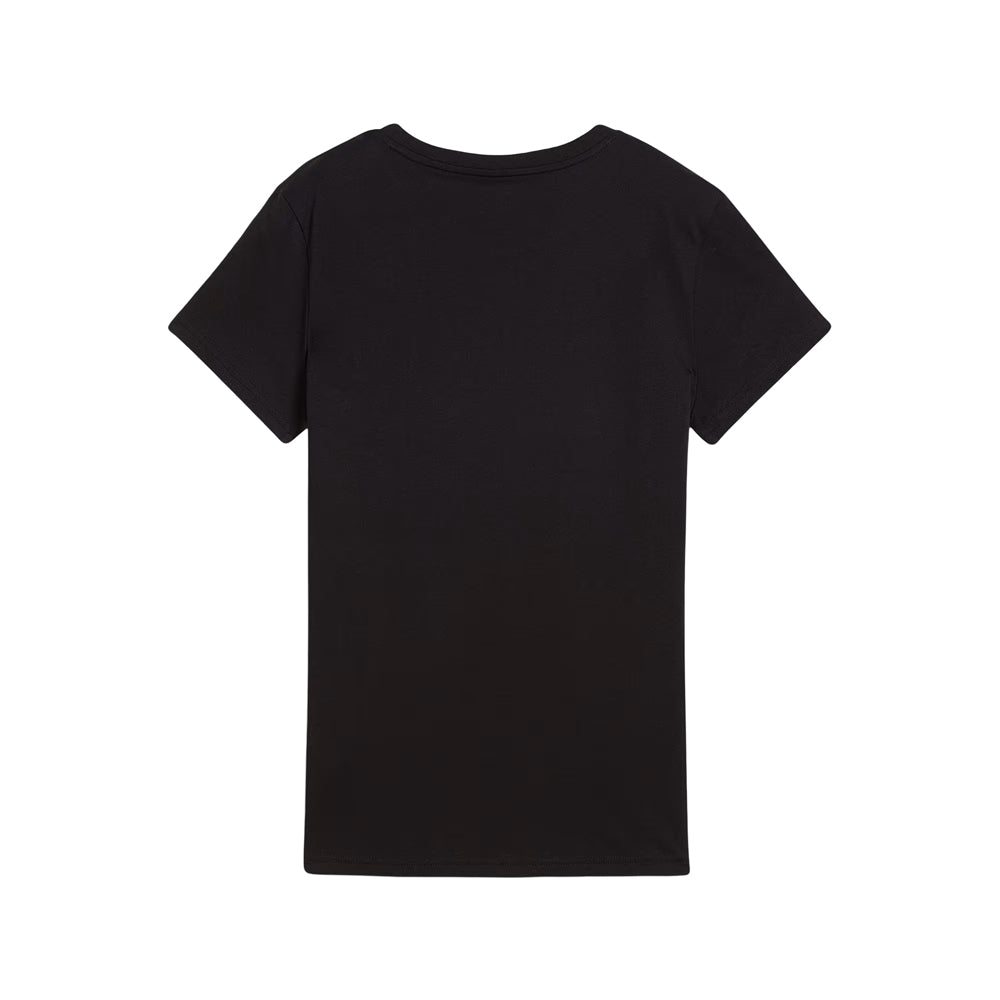 Player Manga Corta Puma para Mujer Ess Logo Lab Tee Negro