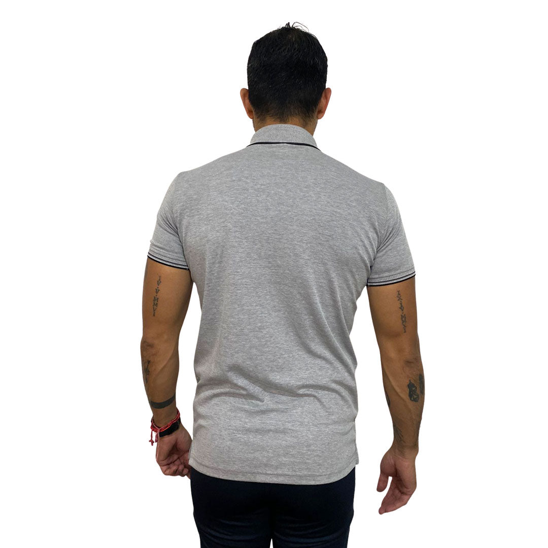 Playera Pirma Hombre Polo Club Puebla 23-24 Gris