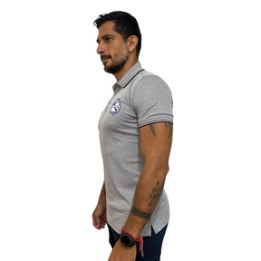 Playera Pirma Hombre Polo Club Puebla 23-24 Gris