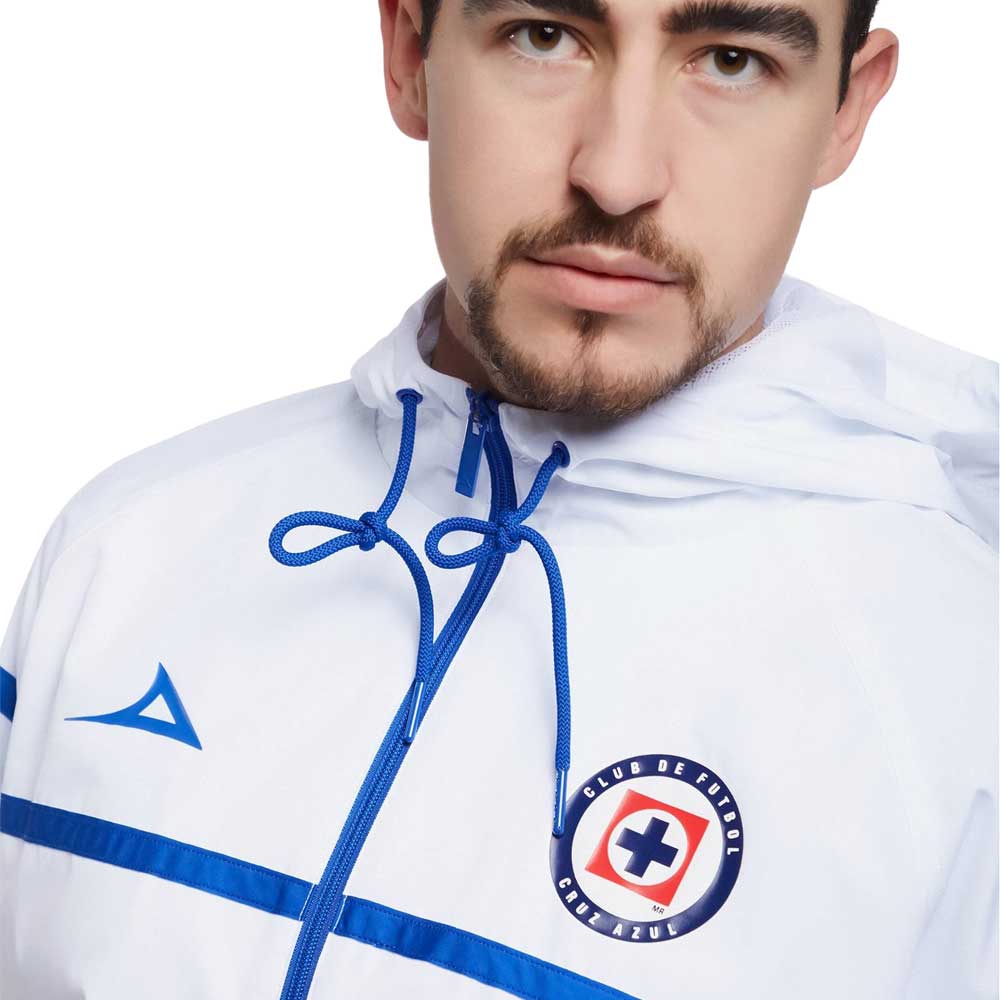 Rompevientos Pirma Hombre Cruz Azul 23-24 Blanco Azul