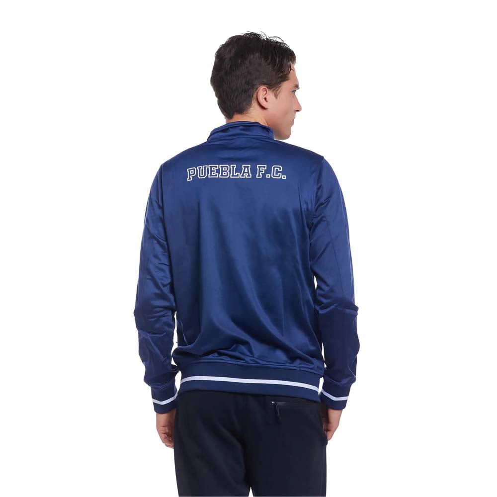 Chamarra Pirma Hombre Entrenamiento Club Puebla 24-25 Azul Marino