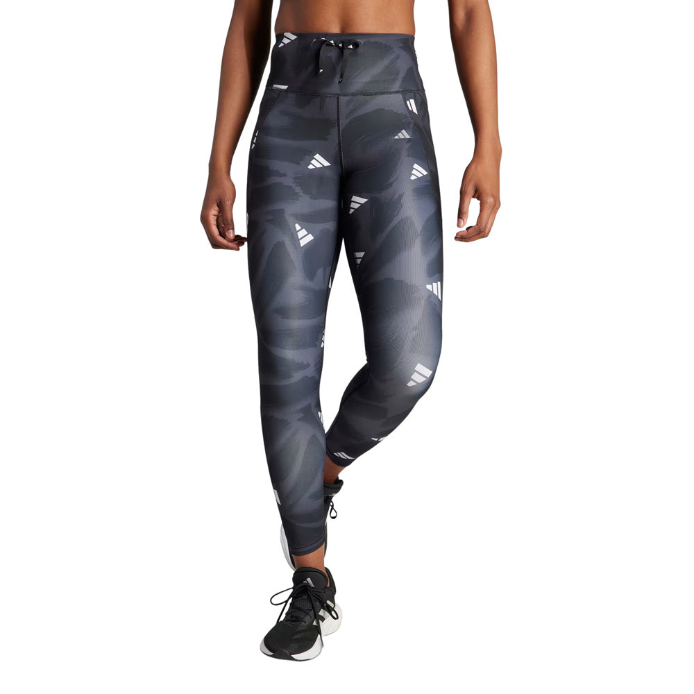 Licra Adidas Mujer Run Ess Aop 7/8 Hy2922 Carbon