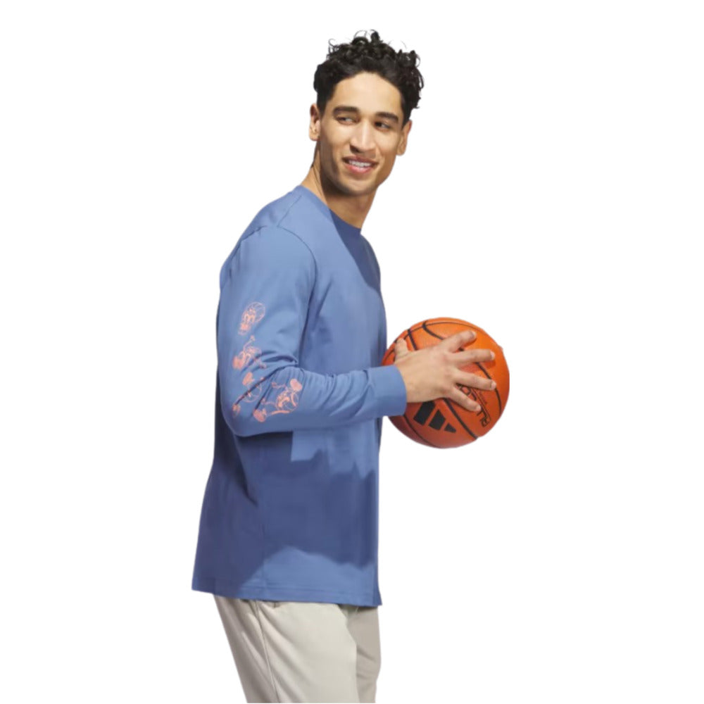 Playera Adidas Hombre Lil Stripe Scls Im4619 Azul