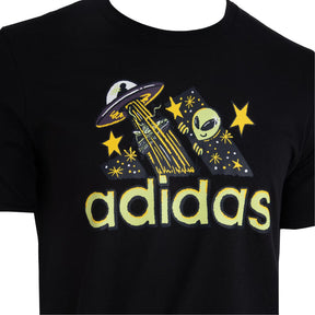 Playera Adidas Hombre M Doodle F T In7975 Negro