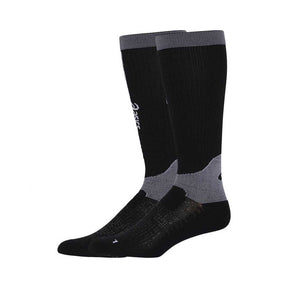 Calcetas Largas Asics Unisex Performance Run Compression Socks Negro