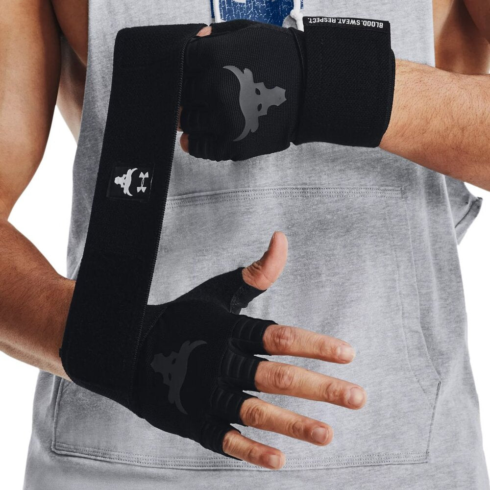 Guantes Under Armour Unisex Project Rock Training Gloves Negro