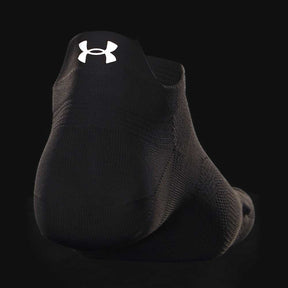 Calcetas Under Armour Unisex AD Run Lite 2 pack No Show Negro-Blanco