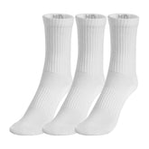 Calcetas Under Armour Unisex Core 3 Pack Mid Crew Blanco