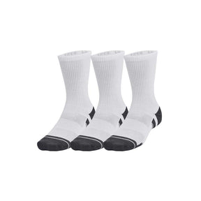Calceta Larga Under Armour Unisex Performance 3 pack Crew Blanco