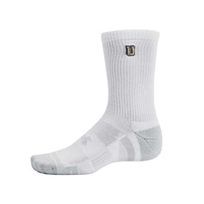 Calcetas Largas Under Armour Unisex Perf Tech Nov 3 pack Crew Blanco