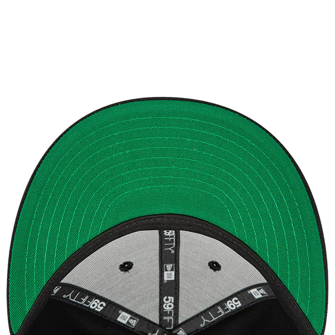 New Era Heritage Script Black Low Profile 59Fifty Fitted