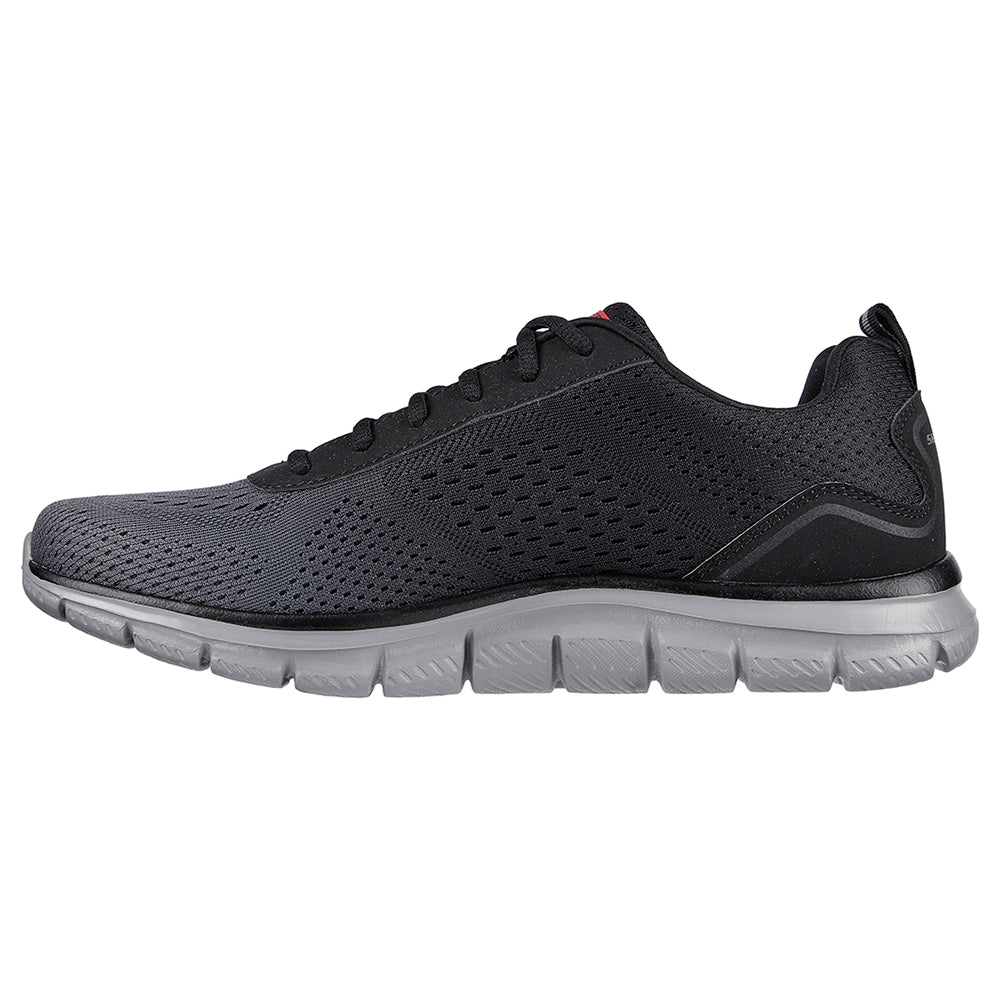 Tenis Hombre Skechers Track Ripkent - Gris-Rojo