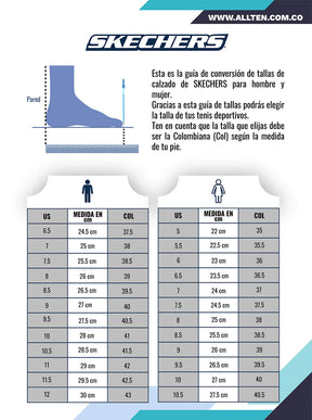 Tenis Hombre Skechers Lite Pro -Blanco-Azul