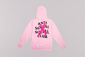 Anti Social Social Club Cancelled Hoodie 'Pink'