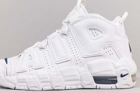 Nike Air More Uptempo 'White and Midnight Navy' (GS)
