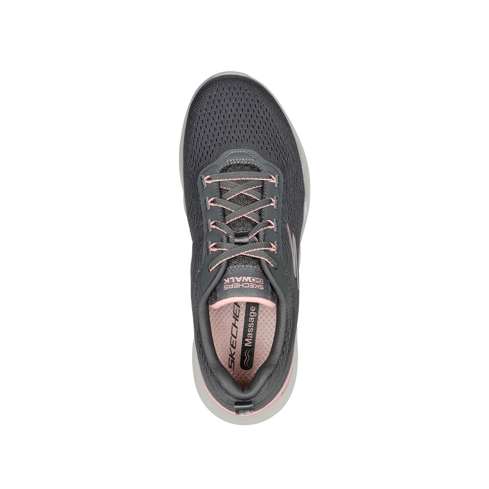 Tenis Mujer Skechers Go Walk - Gris-Rosado