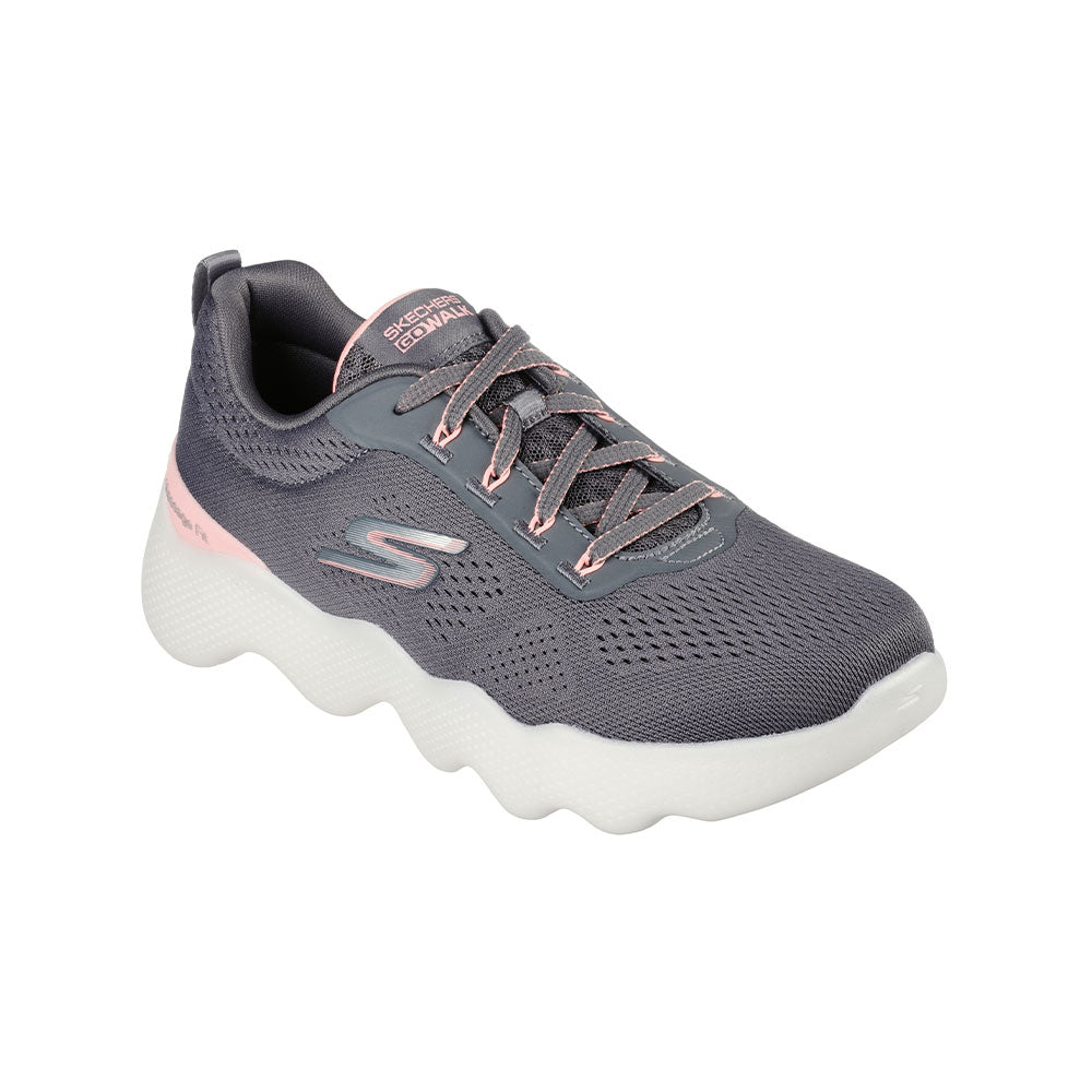Tenis Mujer Skechers Go Walk - Gris-Rosado