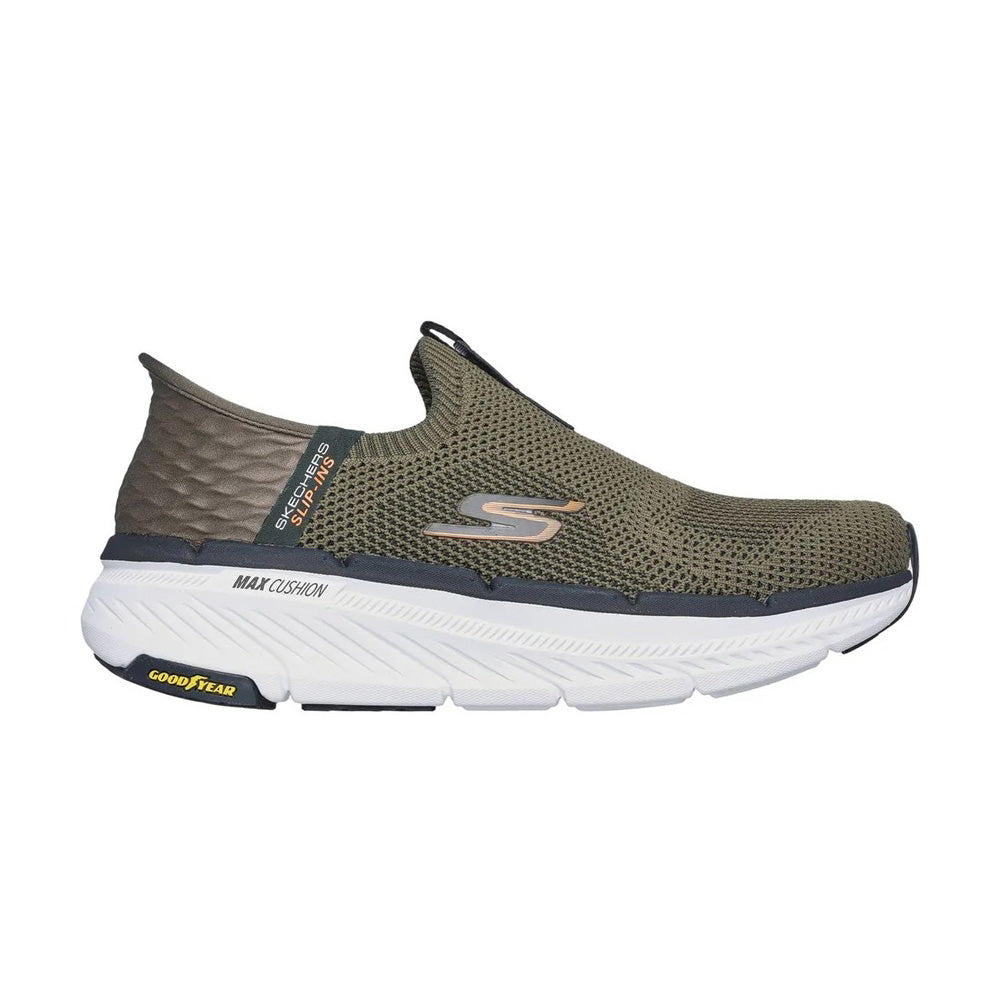 Tenis Hombre Skechers Slip Ins Max Coushing  - Gris
